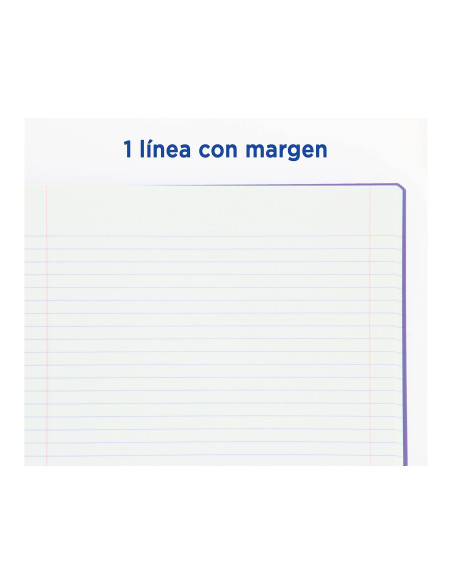 CUADERNO ENCOLADO OXFORD A4 HORIZONTAL 48H. 90GR. COL.SURT.