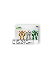 BLOC LIDERPAPEL MANUALIDADES 240X315MM CARTULINA MET. 10H. 250GR. 2