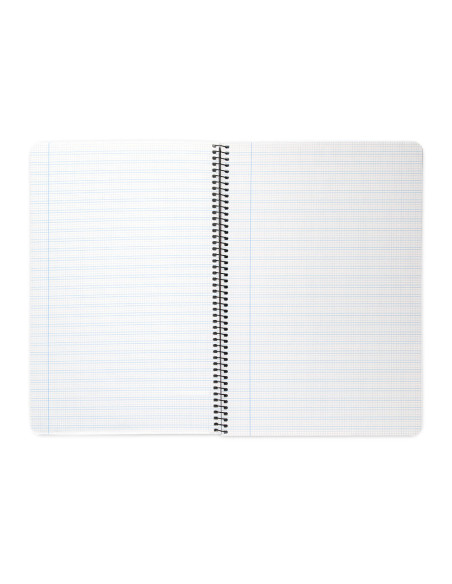CUADERNO ESP. LIDERPAPEL FL. T.CARTON PAUTA 2.5MM 80H. 70GR.COL.SURT.