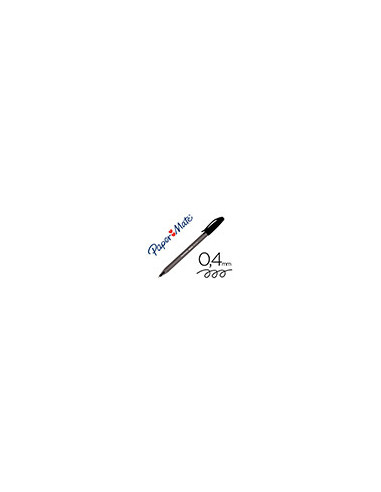 BOLIGRAFO PAPER MATE INKJOY 100 PUNTA MEDIA TRAZO 1MM NEGRO