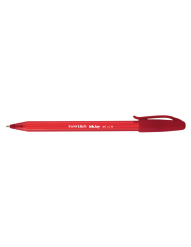 BOLIGRAFO PAPER MATE INKJOY 100 PUNTA MEDIA TRAZO 1MM ROJO