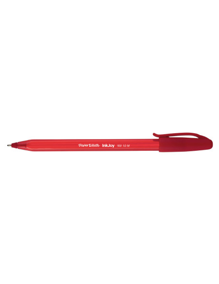 BOLIGRAFO PAPER MATE INKJOY 100 PUNTA MEDIA TRAZO 1MM ROJO