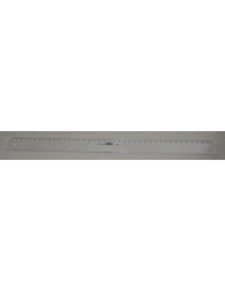 REGLA MOR 40 CM PLASTICO TPTE.