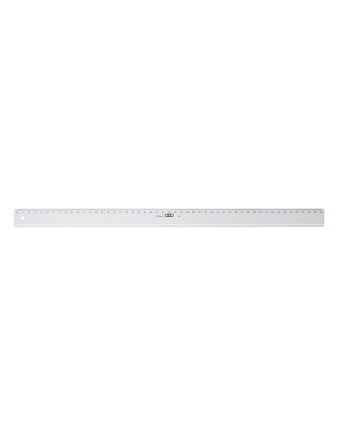 REGLA MOR 50 CM PLASTICO TPTE.