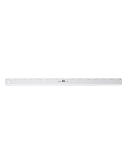 REGLA MOR 50 CM PLASTICO TPTE.