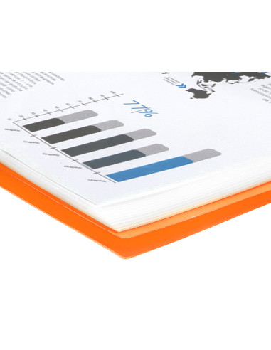 CARPETA ESCAPARATE C/ESP.60 FUNDAS PP A4 NJ.