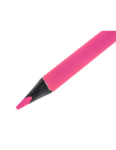 LAPICES DE COLORES LIDERPAPEL JUMBO NEON ROSA