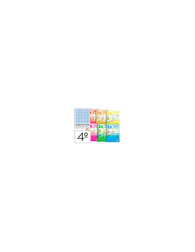CUADERNO ESP. WRITE A5 T.BLANDA PAUTA 2.5MM 40H. 70GR. COL.SURT.