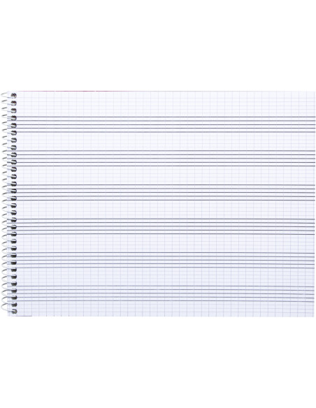 BLOC ESP. LIDERPAPEL MUSICA A5 PENTAGRAMA 2.5MM PAUTA 20H.100GR.