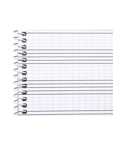 BLOC ESP. LIDERPAPEL MUSICA A5 PENTAGRAMA 2.5MM PAUTA 20H.100GR.