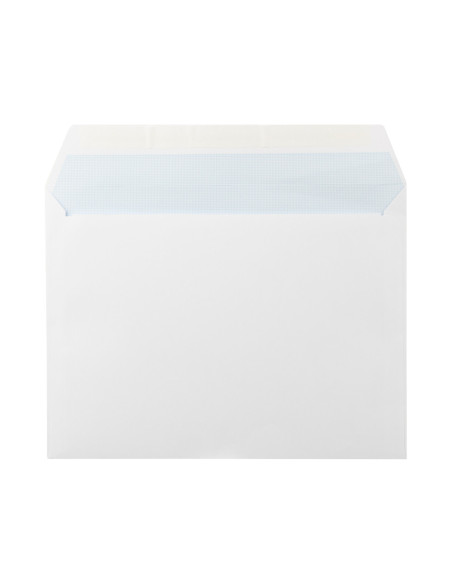 SOBRE LIDER.N 14 BLANCO DIN C4 229X324MM TIRA SILICONA 25UD.