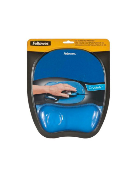 ALFOMBRILLA RATON FELLOWES AZ. REPOSAMUÑECA GEL