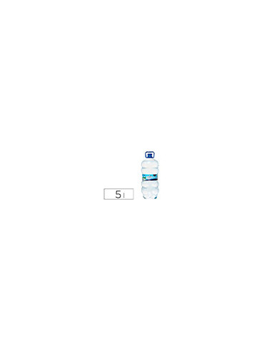 AGUA MINERAL NATURAL FUENTE PRIMAVERA BOTELLA DE 5L