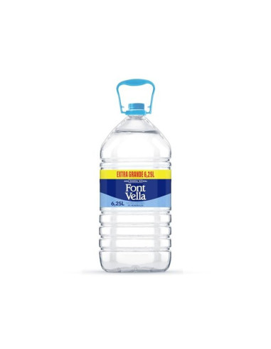 AGUA MINERAL NATURAL FONT VELLA BOTELLA DE 6,25L
