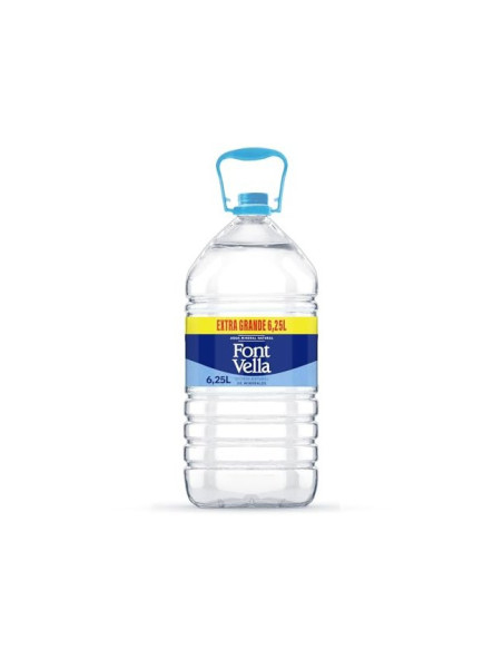 AGUA MINERAL NATURAL FONT VELLA BOTELLA DE 6,25L