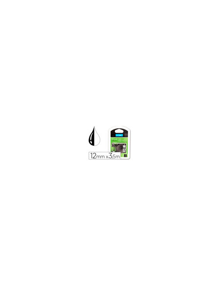 CINTA DYMO 12MMX3.5MT NYLON NG./BL. D1 S0718040