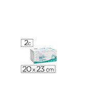 TOALLA PAPEL MANO ENGARZADA ECOLOGICA 20X23 CM 2 CAPAS PAQUETE 196 U. 2