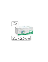 TOALLA PAPEL MANO ENGARZADA ECOLOGICA XTRASEC 20X23 2 CAP. PAQ.196 U. 2