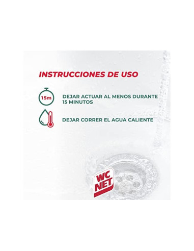 DESATASCADOR DE TUBERIAS GEL WC NET ENERGY BOTELLA DE 1 LITRO