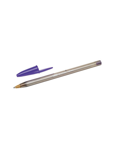 BOLIGRAFO BIC CRISTAL LARGE FASHION MORADO PUNTA 1,6 MM