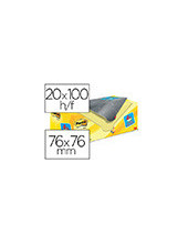 BLOC NOTAS ADH.POST-IT SUPER STICKY 76X76MM 20UD.100H. AM. 2
