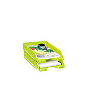 BANDEJA SOBREMESA CEP PLASTICO VERDE 257X348X66 MM 2