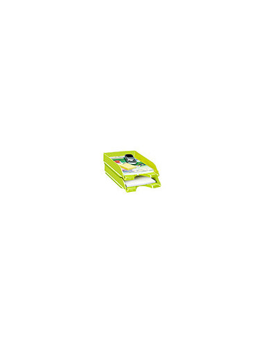 BANDEJA SOBREMESA CEP PLASTICO VERDE 257X348X66 MM