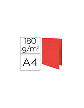 SUBCARPETA A4 170 GR. EXACOMPTA ROJO C/100 2