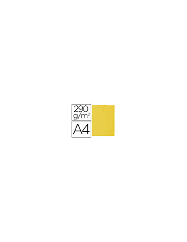 SUBCARPETA A4 290 GR. EXACOMPTA C/BOLSA AMARILLO 50 UD.