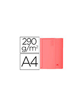 SUBCARPETA A4 290 GR. EXACOMPTA C/BOLSA ROJO C/50 2