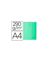 SUBCARPETA A4 290 GR. EXACOMPTA C/BOLSA VERDE 50 UD. 2
