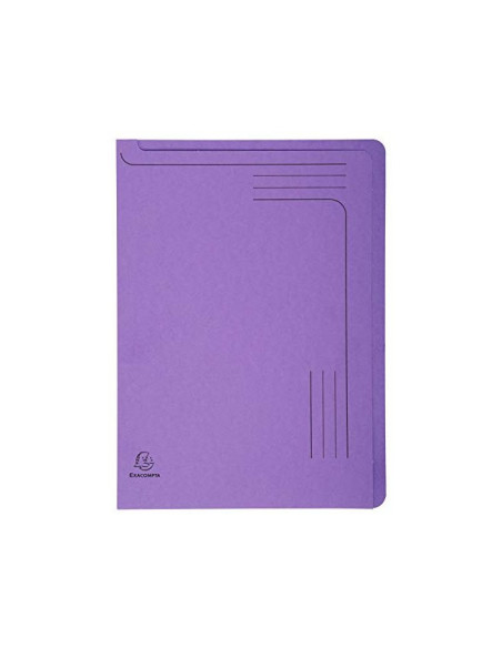 CARPETA DOSSIER UÑERO CARTULINA EXACOMPTA DIN A4 290 GR 5 UND COL.SUR