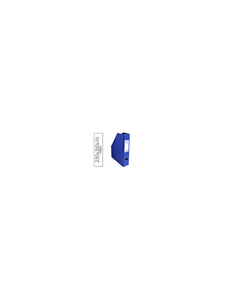 REVISTERO EXACOMPTA PVC LOMO 70MM COLOR AZUL 230X310X70 MM
