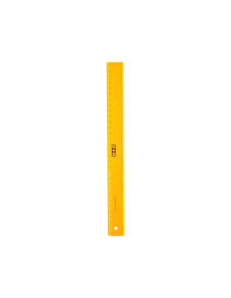 REGLA MOR 30 CM PLASTICO COLORES SURTIDOS GRADUADA Y BISELADA