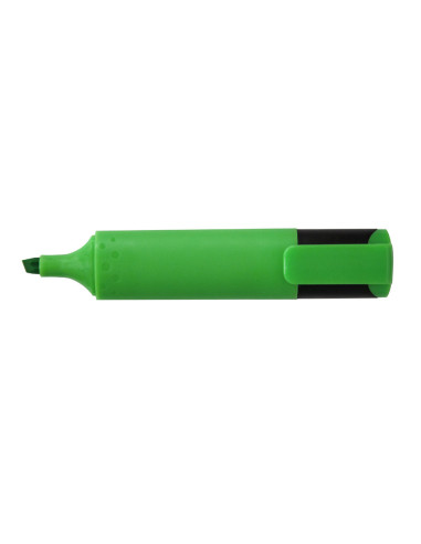 ROTULADOR GREENING FLUORESCENTE PUNTA BISELADA VERDE