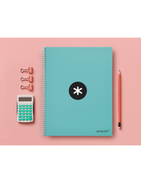 CUADERNO ESP. ANTARTIK A4 T.FORRADA MICRO 5MM 5B 4T.120H.100GR.MENTA