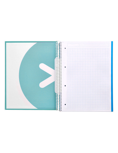 CUADERNO ESP. ANTARTIK A4 T.FORRADA MICRO 5MM 5B 4T.120H.100GR.MENTA