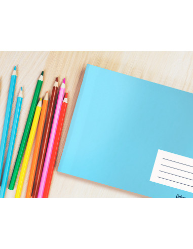 CUADERNO GRAP. WRITE A5 AP. T.CARTON 6MM 32H. 60GR. COL.SURT.