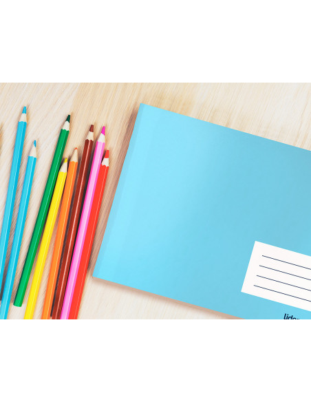 CUADERNO GRAP. WRITE A5 AP. T.CARTON 6MM 32H. 60GR. COL.SURT.
