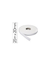 CINTA VELCRO ADHESIVO SUMO DIDACTIC SUAVE ROLLO 25MT x 20MM 2