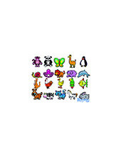 JUEGO ANDREUTOYS ANIMALITOS MAGNETICO 8 CM  20 UD.SURT 20,6X19X4,5 CM 2