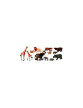 JUEGO MINILAND ANIMALES SELVA CRIAS 12 FIGURAS 2