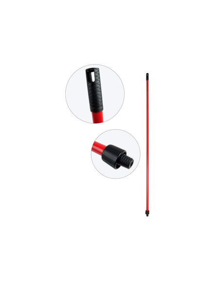 PALO ESCOBA O FREGONA METAL UNIVERSAL CON ADAPTADOR SP 140CM
