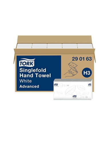 TOALLA PAPEL ENGARZADA 2 CAPAS 13X11,5 CM 250UD.PARA DISPENSADOR H3