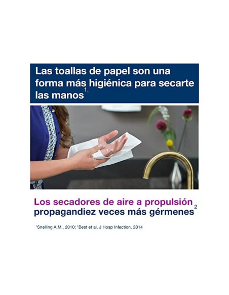 TOALLA PAPEL ENGARZADA 2 CAPAS 13X11,5 CM 250UD.PARA DISPENSADOR H3