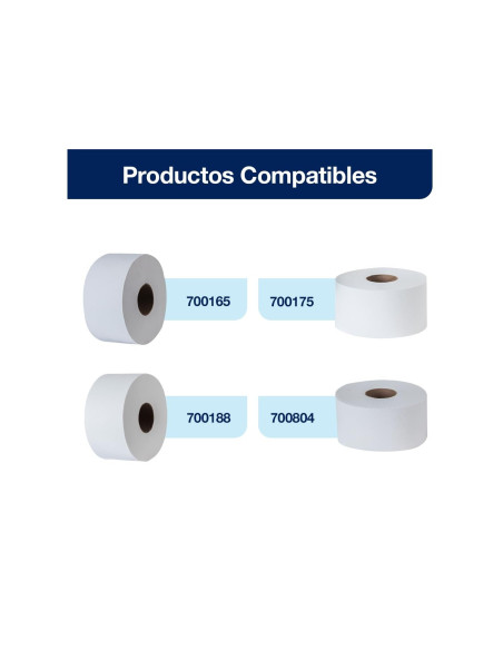DISPENSADOR HIGIENICO TORK ELEVATION T2 DE PAPEL 34,5X27,5X13,2 CM