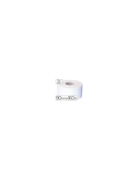 PAPEL HIGIENICO MINI JUMBO 2 CAPAS 160 MT PARA DISPENSADOR T2