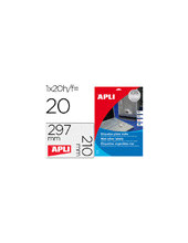 ETIQUETA ADH. APLI 10071 210X297MM METALIZADA 20H. 2
