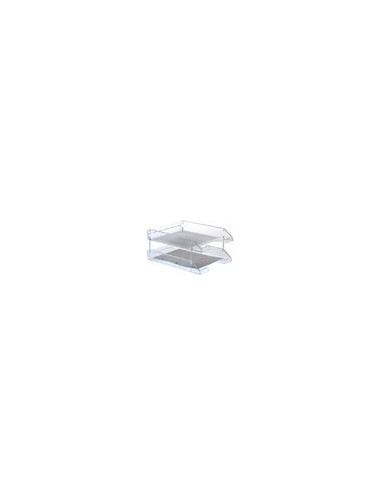 BANDEJA SOBREMESA ARCHIVO 2000 PLASTICO TPTE. CRISTAL 340X260X60 MM