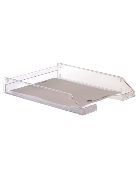 BANDEJA SOBREMESA ARCHIVO 2000 PLASTICO TPTE. CRISTAL 340X260X60 MM
